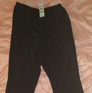 Alfred Dunner corduroy pants (black)